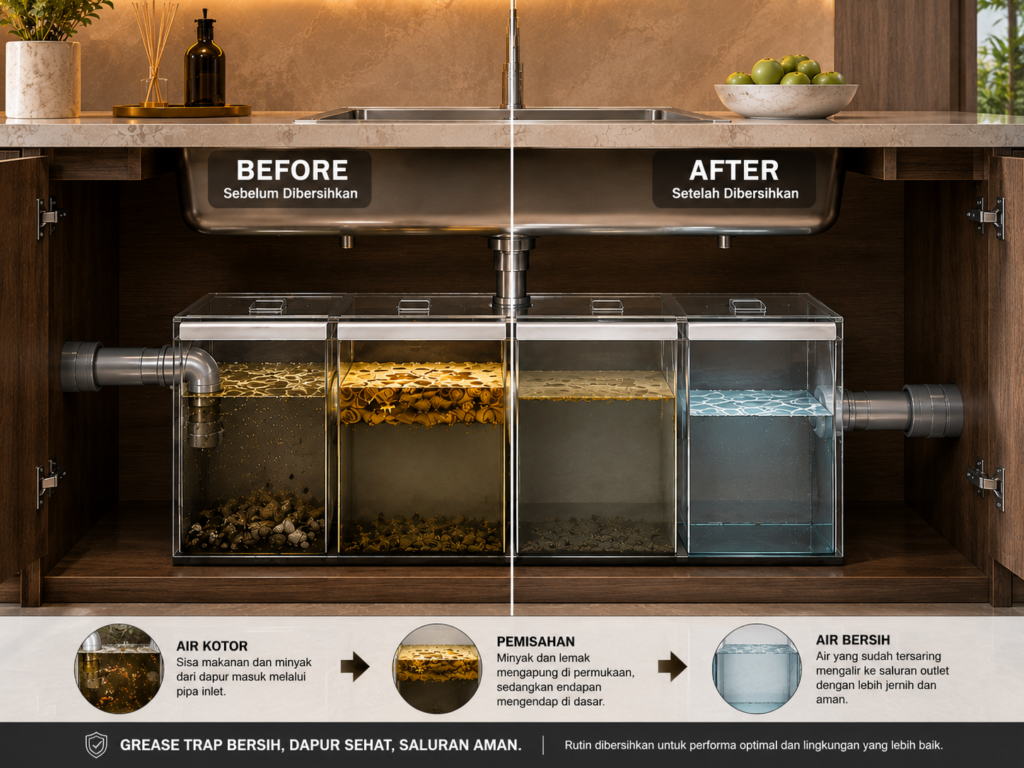 Grease Trap V Residence: Detail Kecil untuk Rumah Modern 2 Grease Trap V Residence